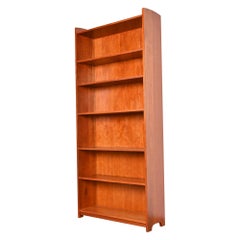 Stickley Style Arts & Crafts Studio Crafted Cherry Wood Bookcase