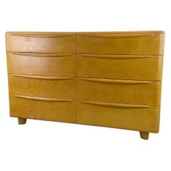 Retro 1940s Eight Drawer Dresser by Heywood-Wakefield