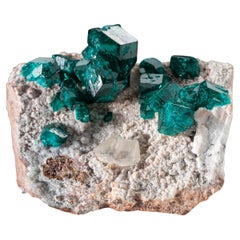 Diottasio dalla miniera di Tsumeb, distretto di Otavi-Bergland, Oshikoto, Namibia