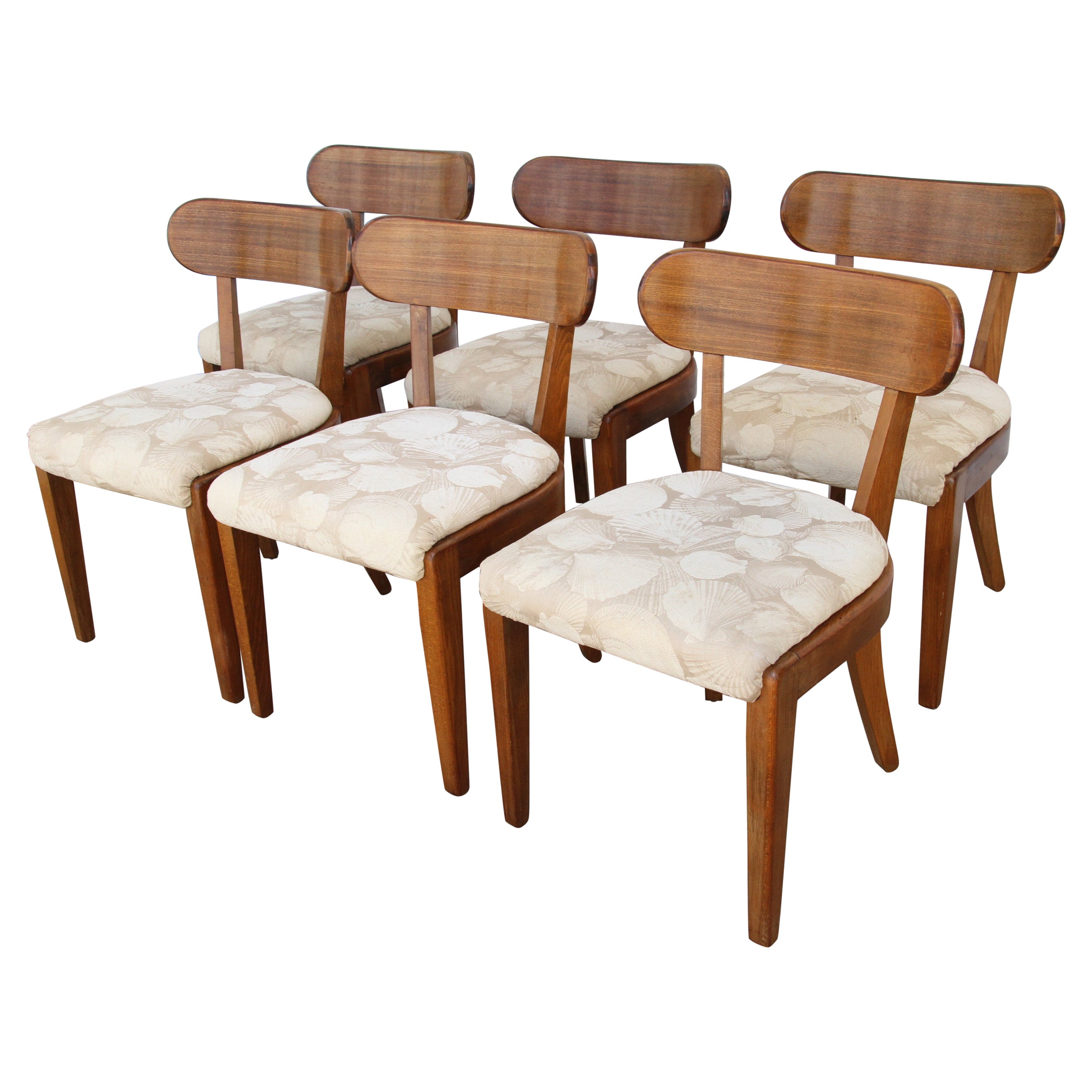 Ensemble de six chaises de salle à manger 239-4 Edward Wormley Precedent de Drexel  en vente