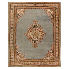 Antique Persian Sultanabad Handwoven Wool Rug