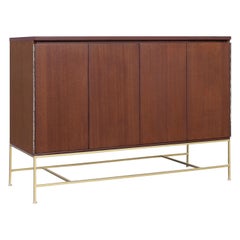 Vintage "Irwin Collection" Mahogany and Brass Credenza by Paul McCobb
