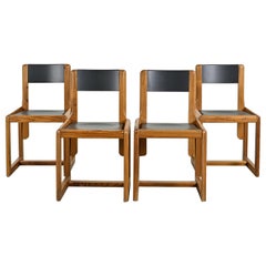 Set of Four Chairs by André Sornay, France 1960s