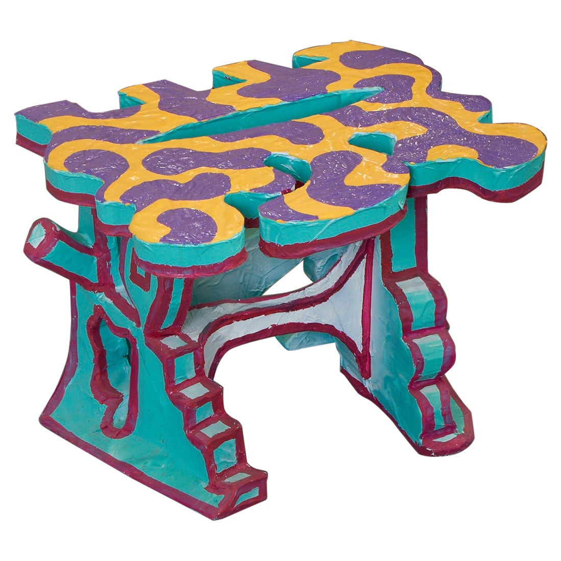 Psychedelic Coffee Table For Sale