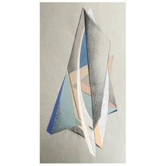 Abstract Artwork. Mixed Medium. Iris Hardcastle ( Attributed ) 1960's