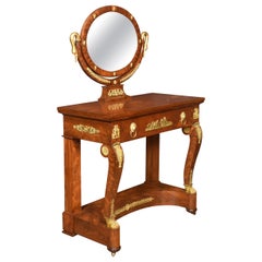 Antique 19th century French Empire dressing table