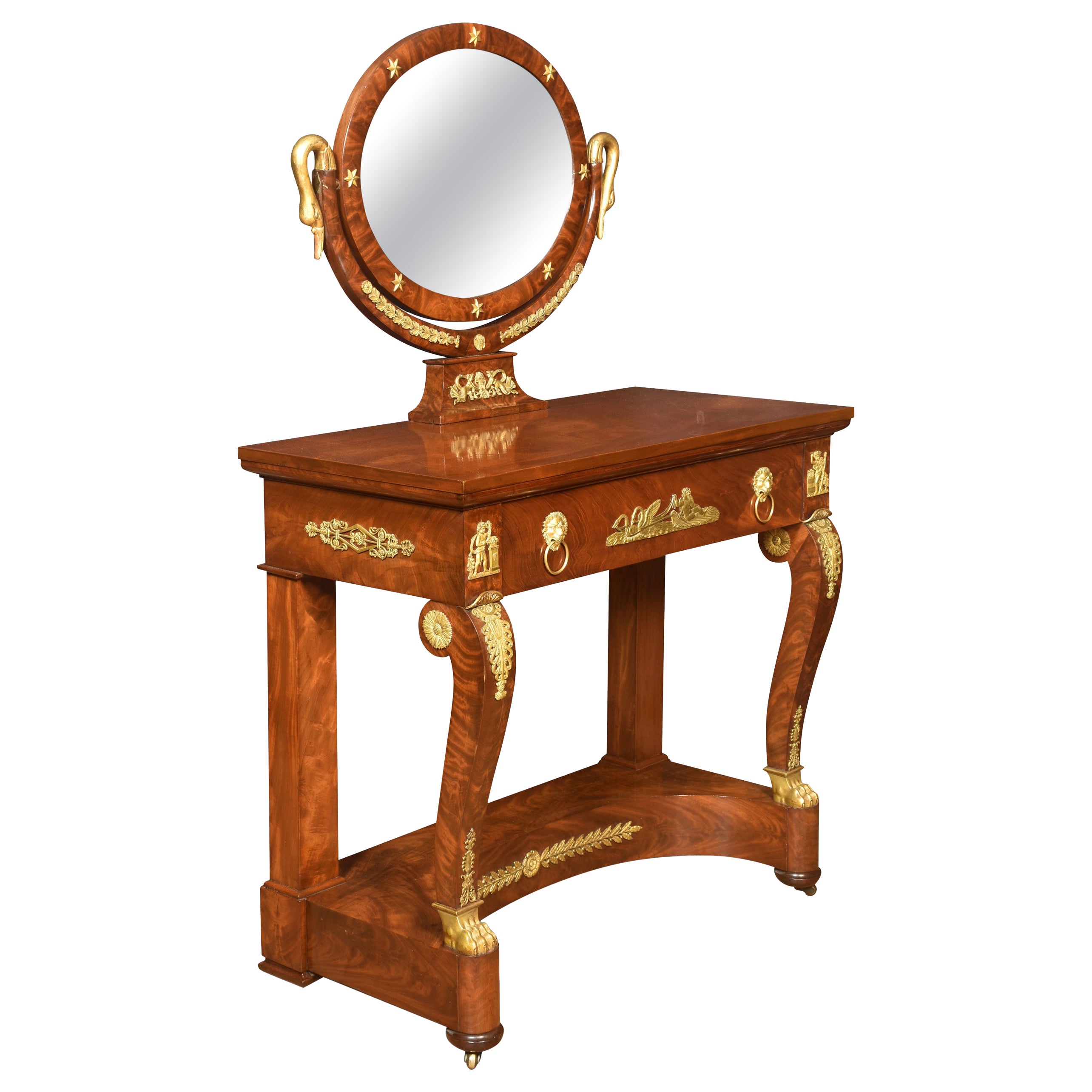 19th century French Empire dressing table For Sale