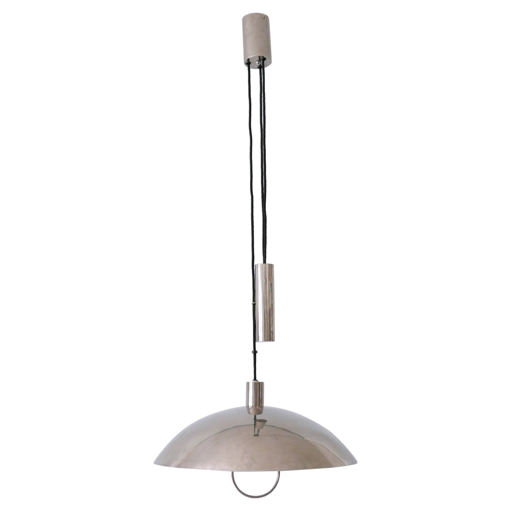 Early Tecnolumen Pendant Lamp 'Bauhaus HMB 25/500' by Marianne Brandt 1980s For Sale