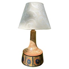 Vintage Danish ceramic table lamp by Axella