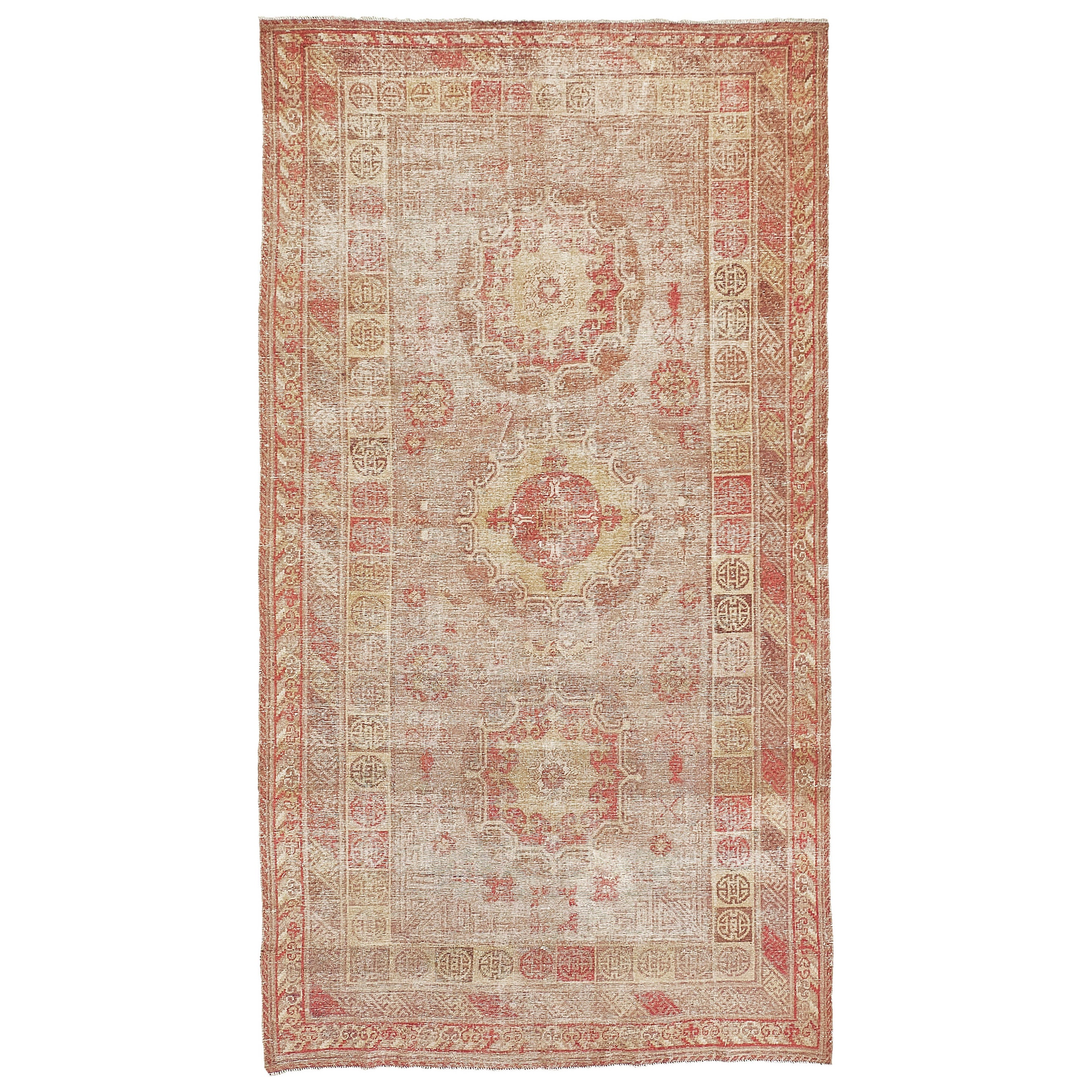 Antique Turkistan Khotan Rug For Sale