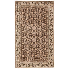 Alfombra antigua Khotan de Turkestán