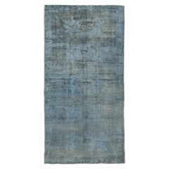 Overdyed Vintage Turkish Anatolian Runner