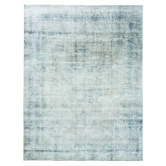 Vintage Kerman Distressed Rug