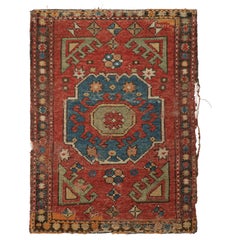 Tapis Bergama ancien rouge à motifs géométriques, de Rug & Kilim