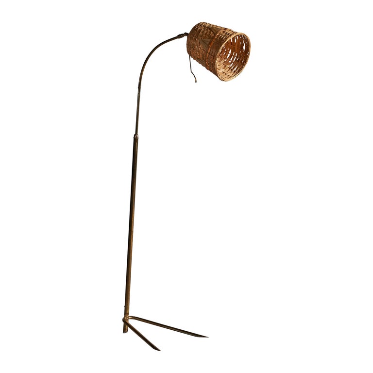 Italian Adjustable Floor Lamp, 1950s
