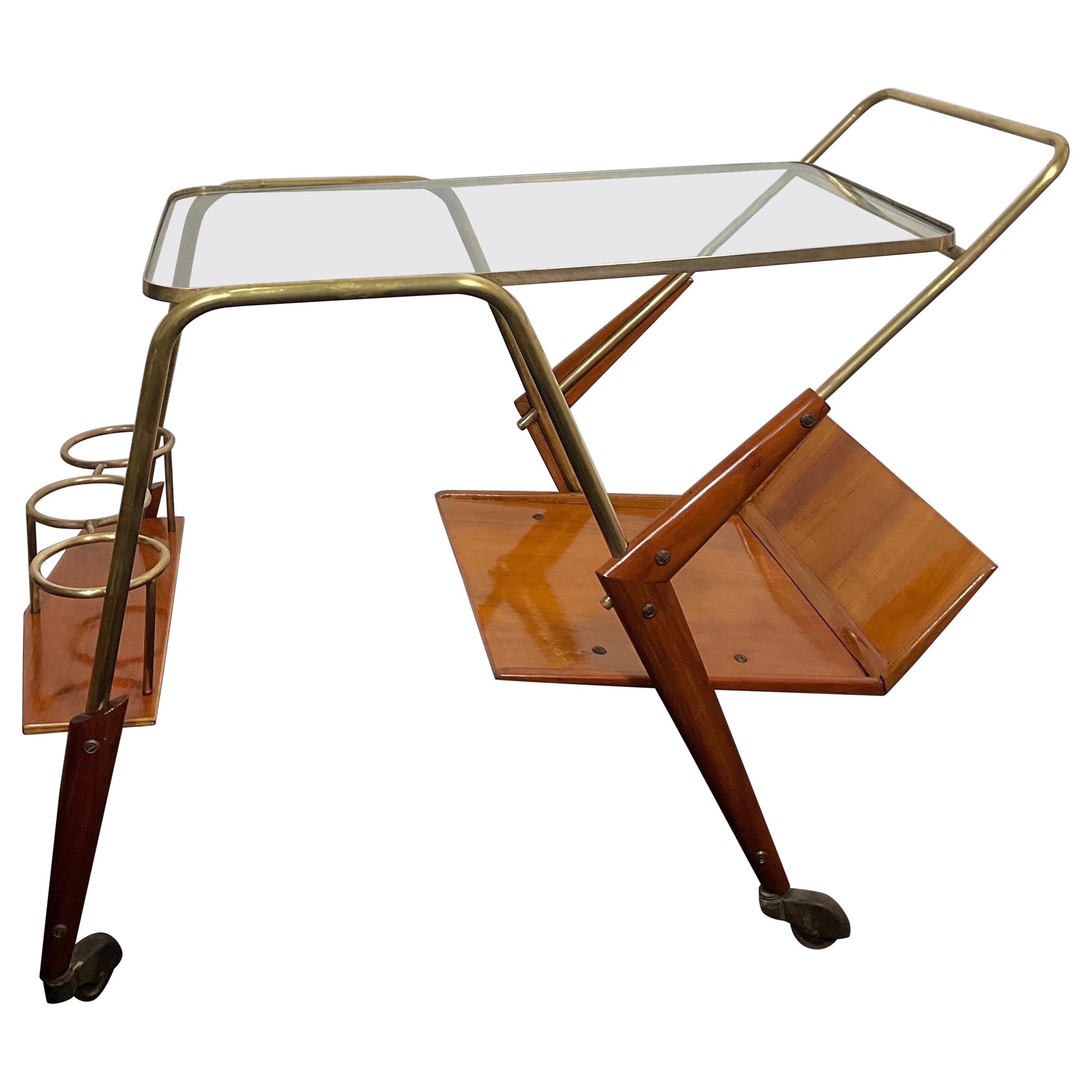 50's food trolly attributable to Cesare Lacca For Sale