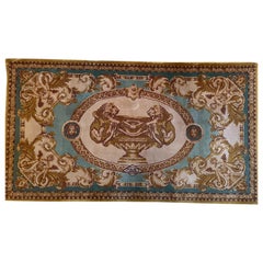 Gianni Versace Rug Wool and Silk Hand Knotted 