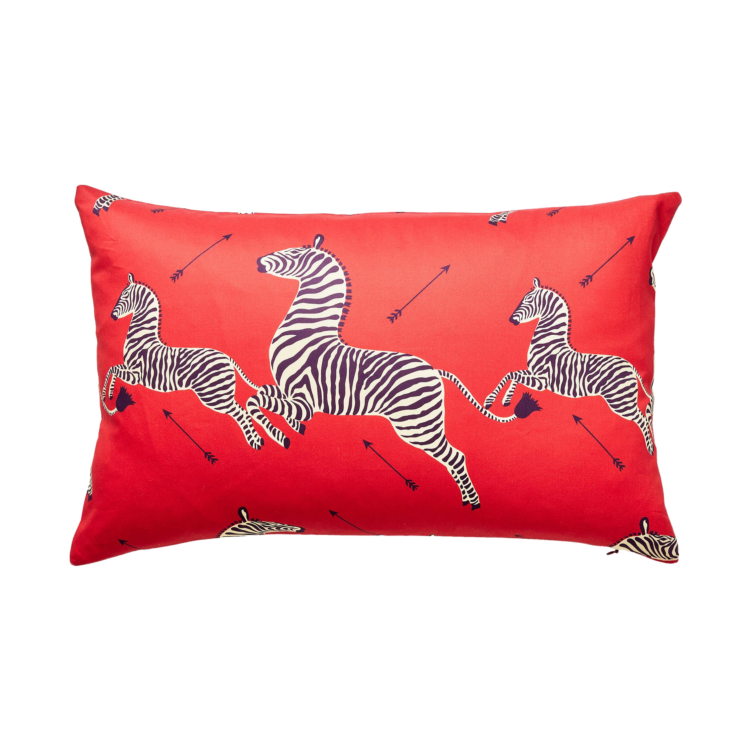 Zebras Petite Lumbar Pillow For Sale