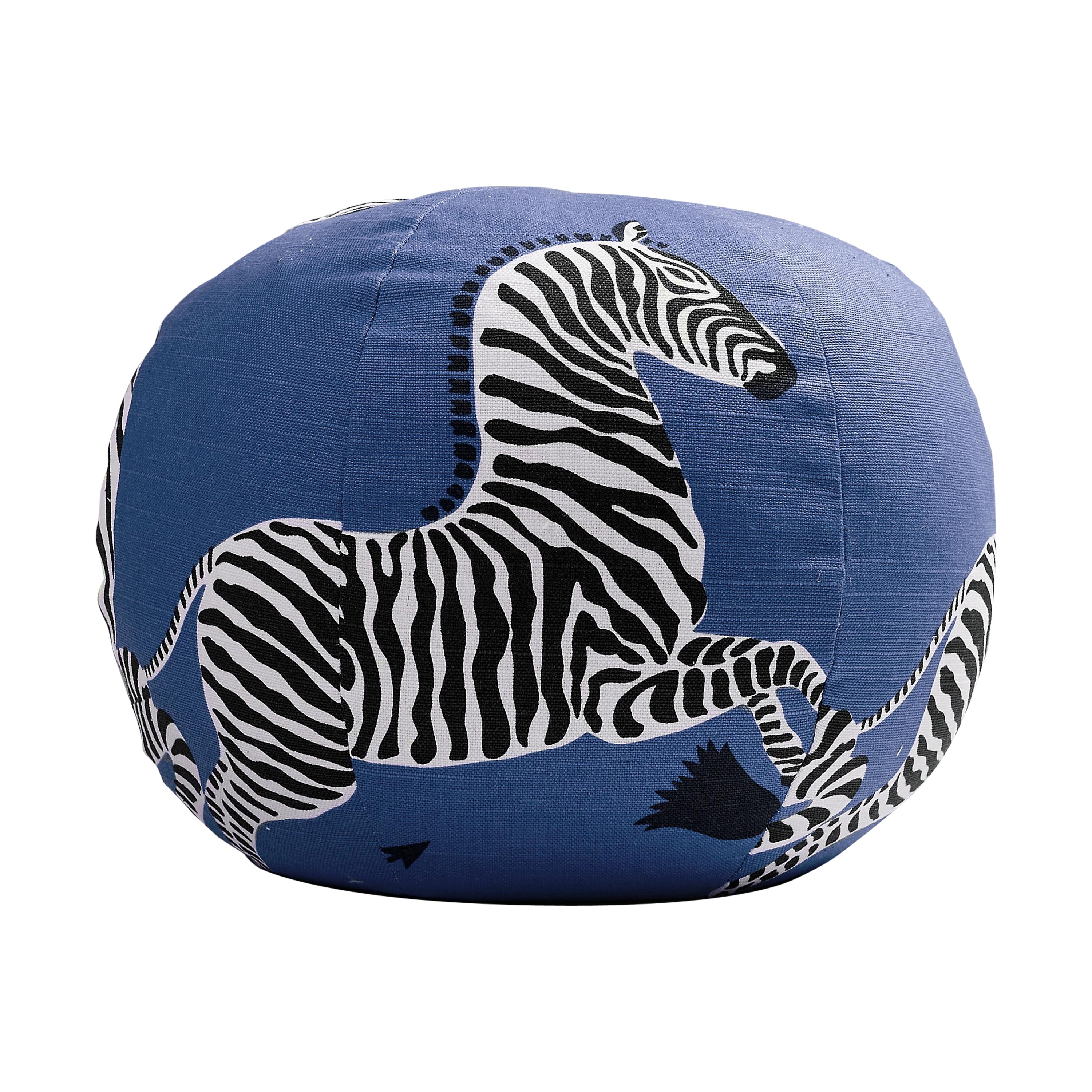 Zebras Sphere Pillow For Sale