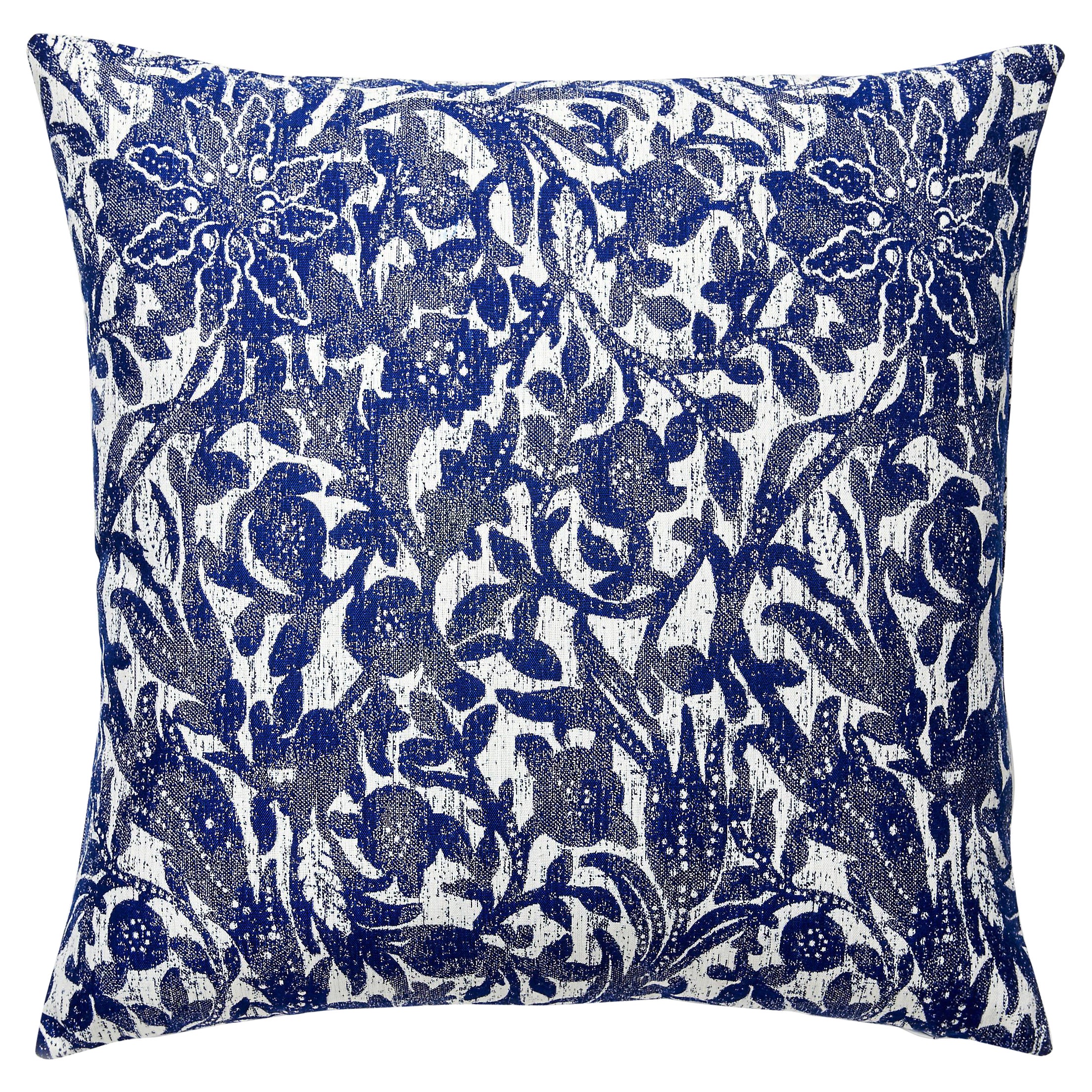 Bali Floral Outdoor Pillow For Sale