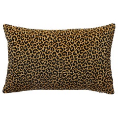 Coussin lombaire en velours Panthera