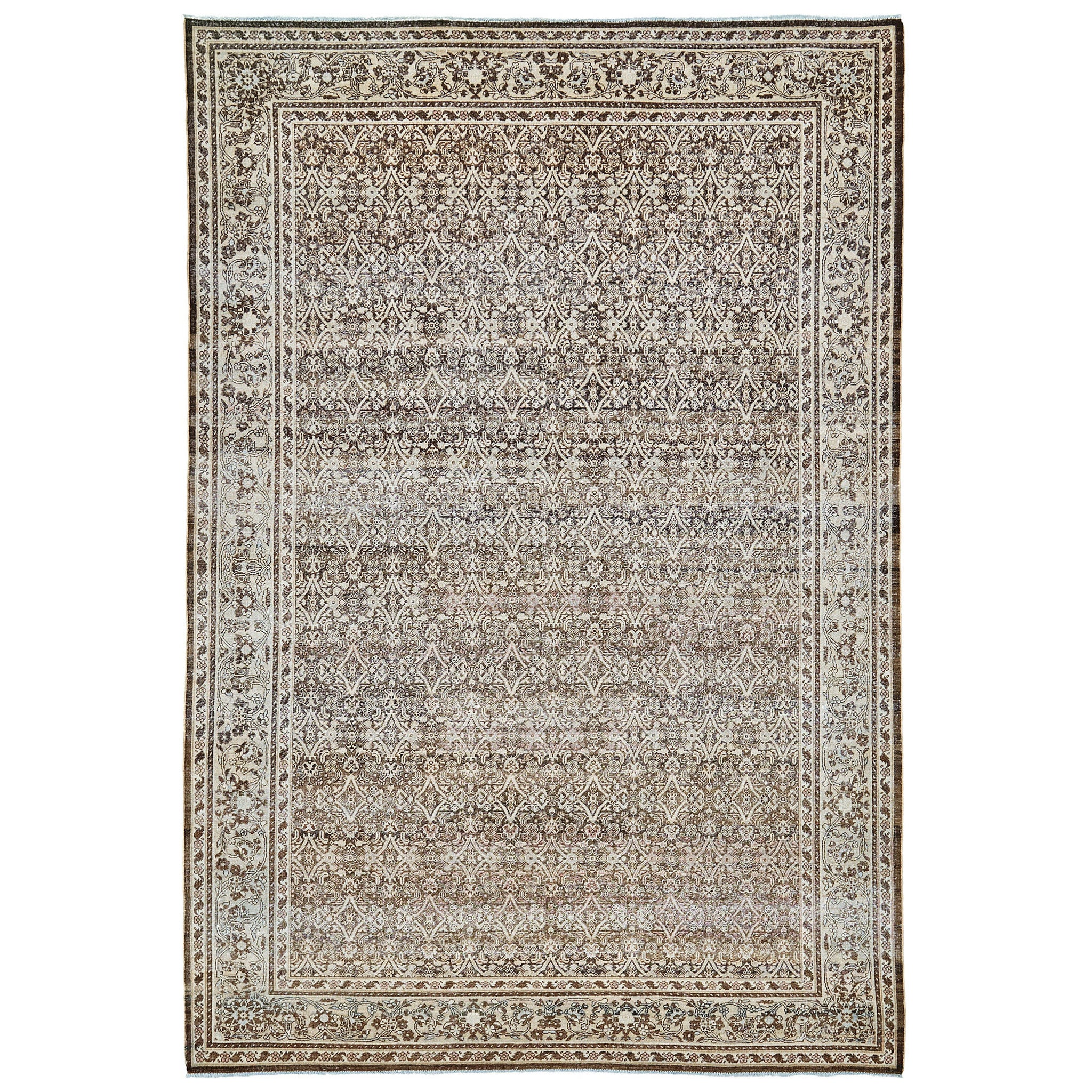 Antique Indian Agra Rug