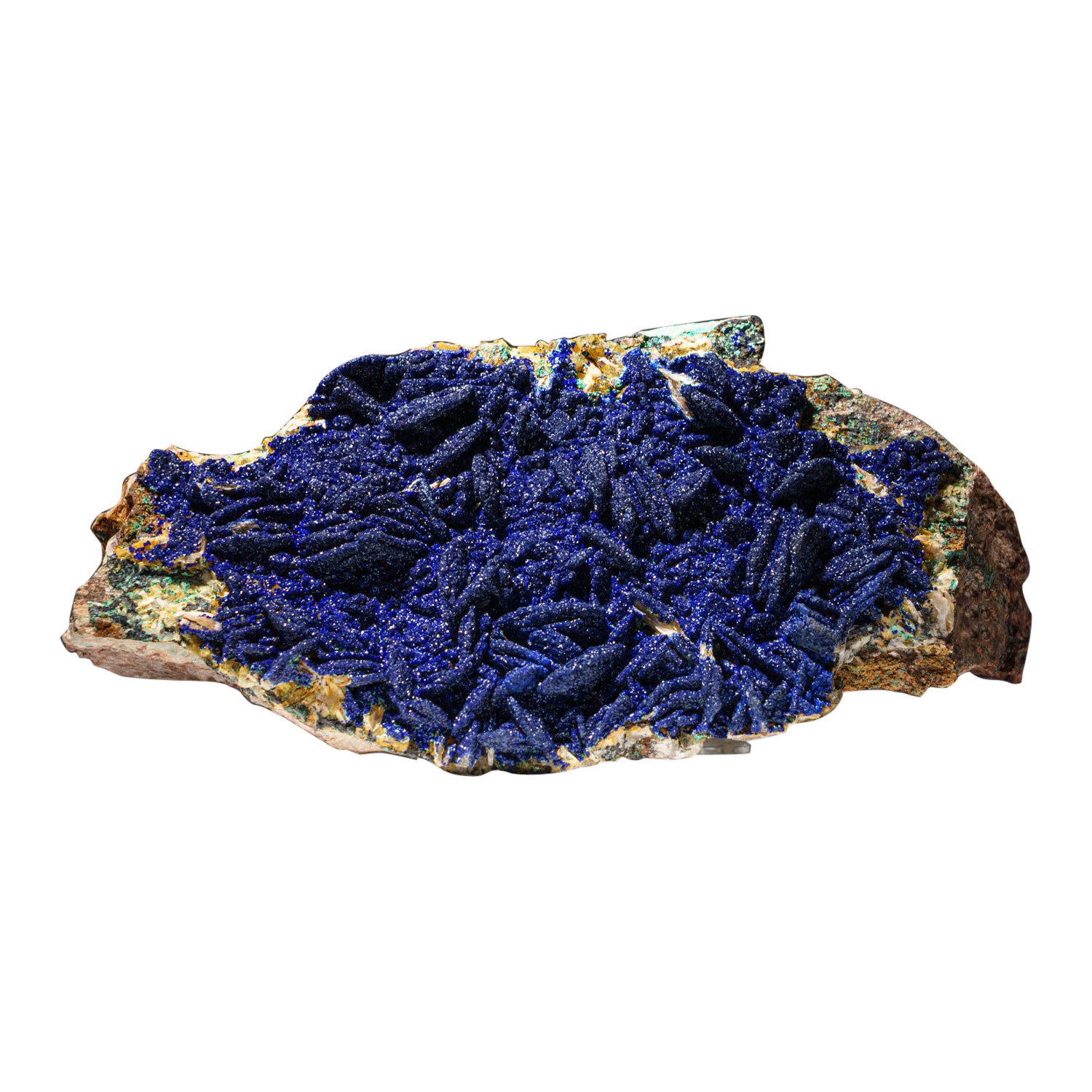 Azurite from Ahouli Mines, Aouli, Zeida-Aouli-Mibladen belt, Midelt Province, Mo For Sale