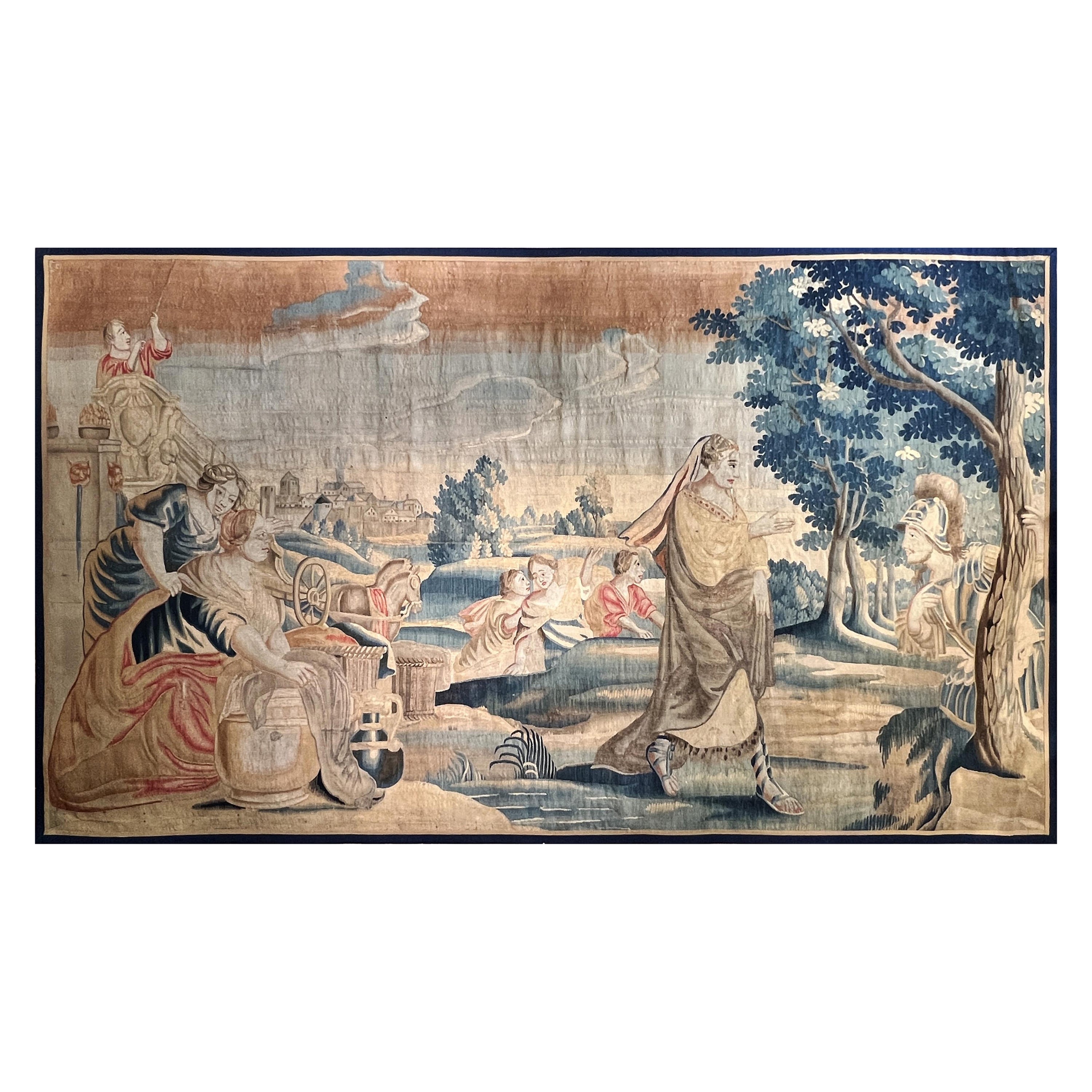 "Beautiful Flanders Tapestry - represents Penelope 17th century - N° 901 For Sale
