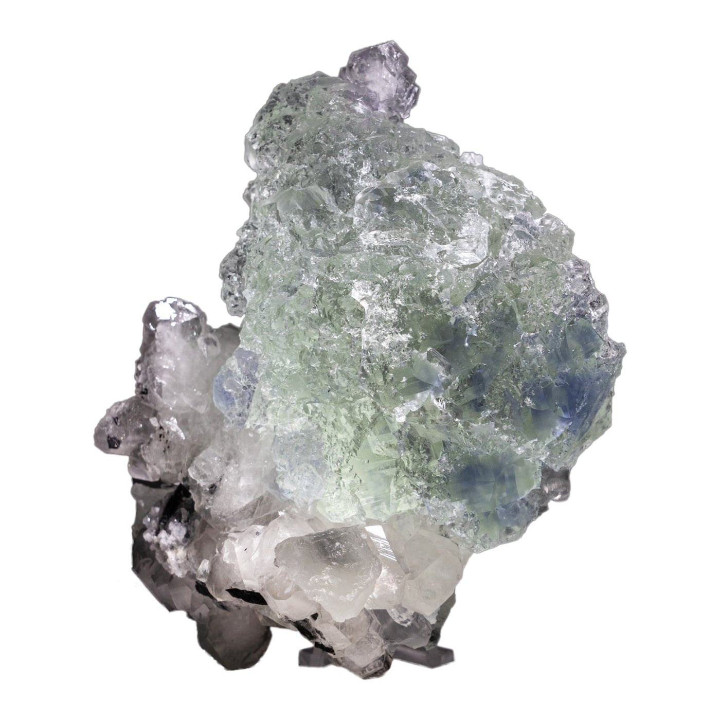Blue Green Fluorite from Yaogangxian Mine, Nanling Mountains, Hunan Province, Ch For Sale