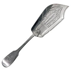 Antique William 1V Silver Fish Slice London 1834 A.B Savory & Sons