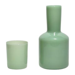 Opaque Mint Bedside Carafe