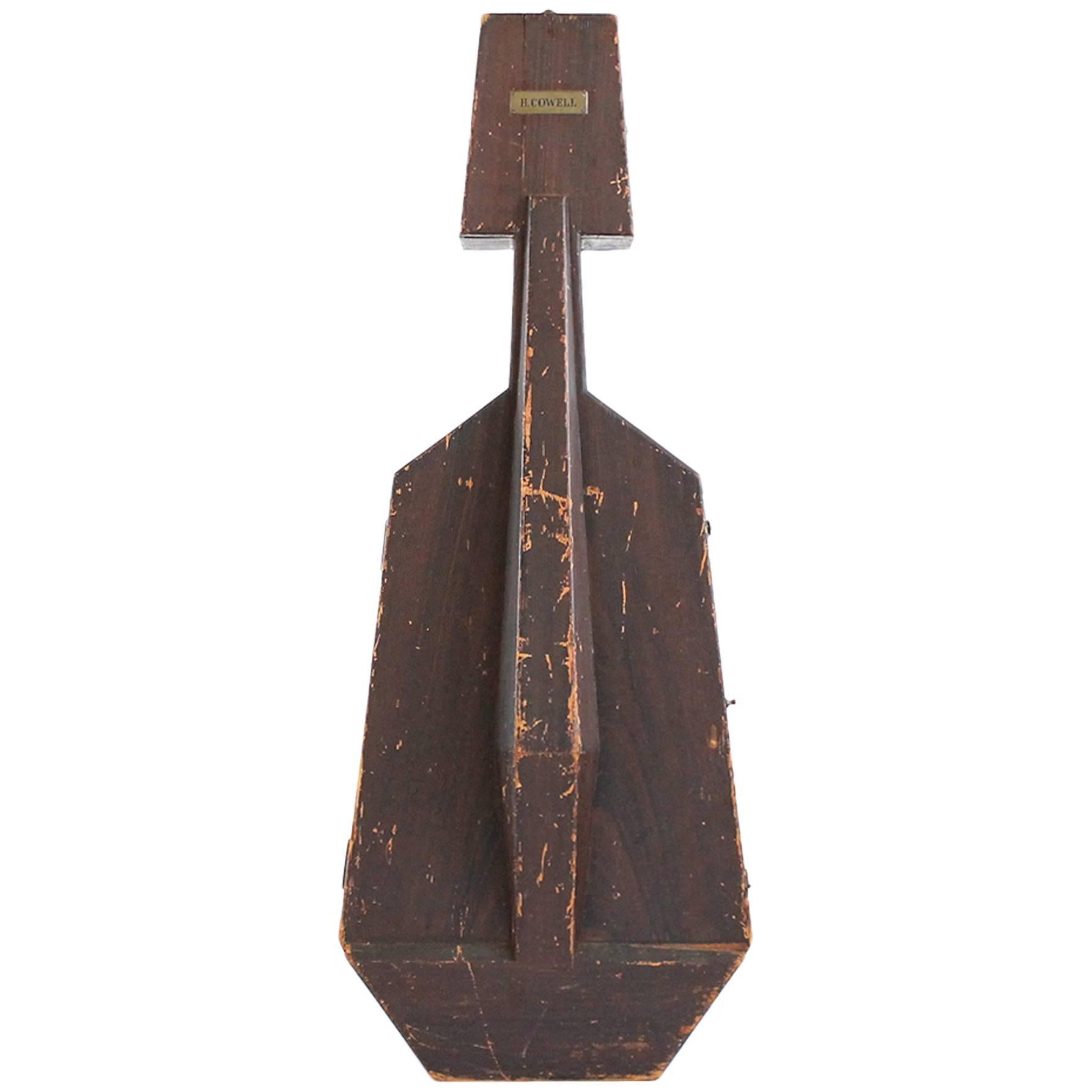 Modernist Wooden Cello Case For Sale