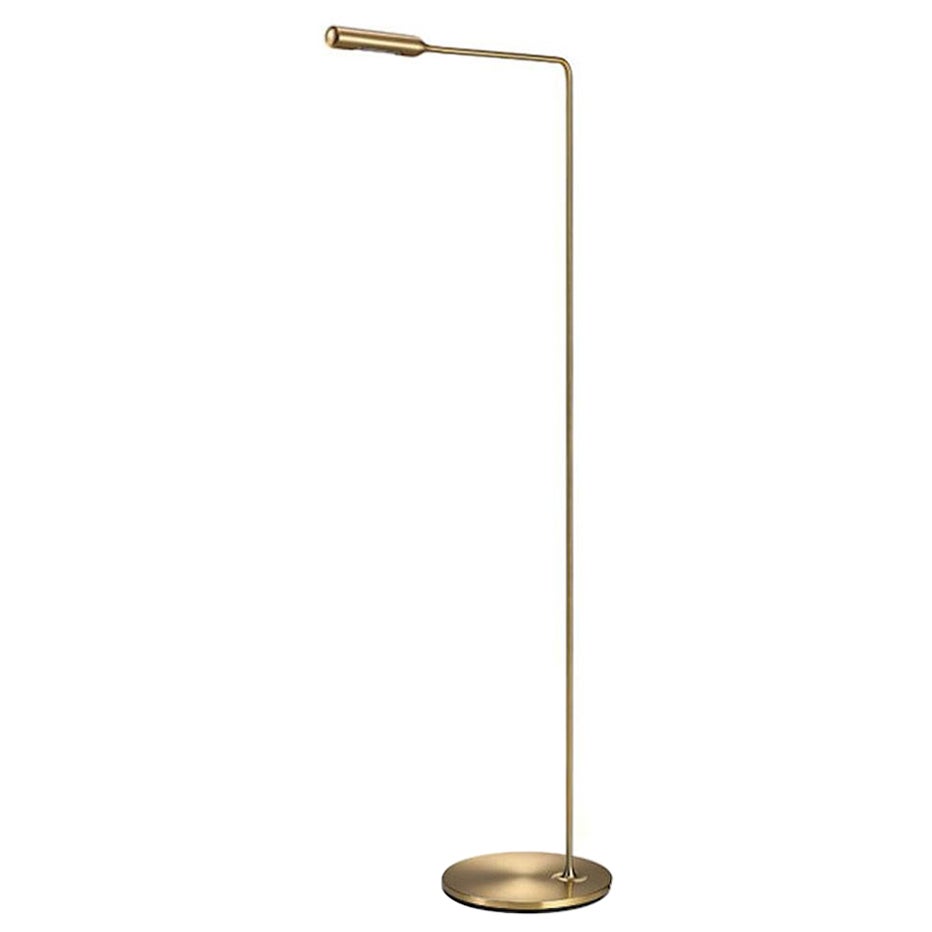 Lumina Brushed Gold Flo Floor Lamp  by Foster+Partners  For Sale