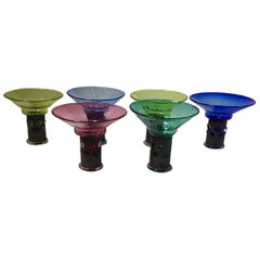 A Set of Six Borek Sipek Cocktail Glasses 