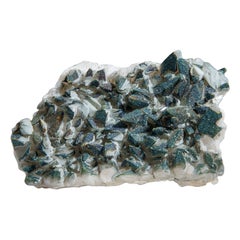 Calcite mit Chalcopyrit aus dem Bergbaubezirk Edong, Daye, Hubei, China