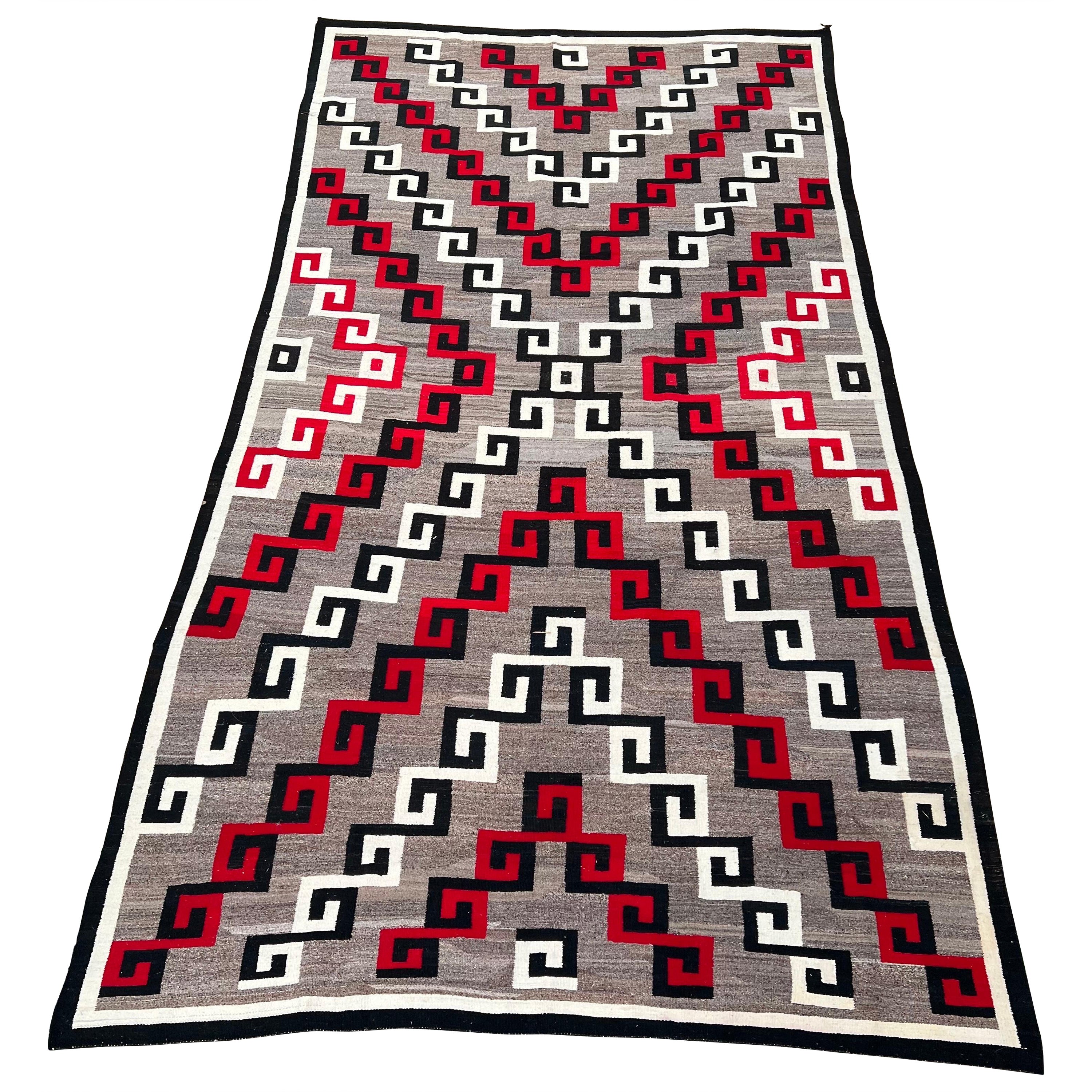 Massive Antique Navajo Carpet For Sale
