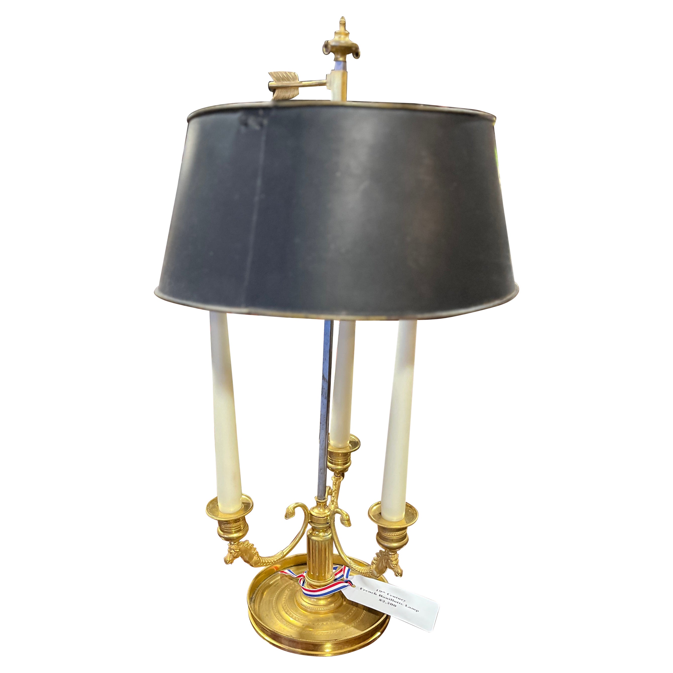 19th Century French Bouillotte Lamp