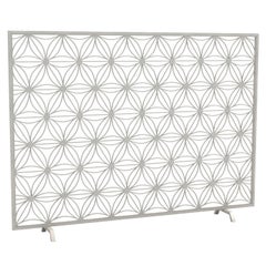 Starry Eyed Fire Screen in Aged Silver, Ready to Ship