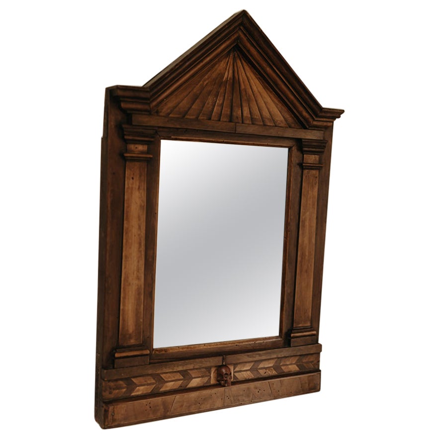 19th century French freemason mirror  For Sale