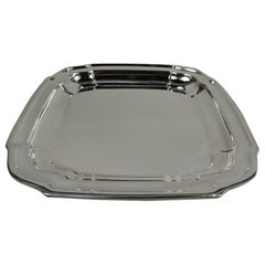 American Modern Georgian Sterling Silver Pin Tray