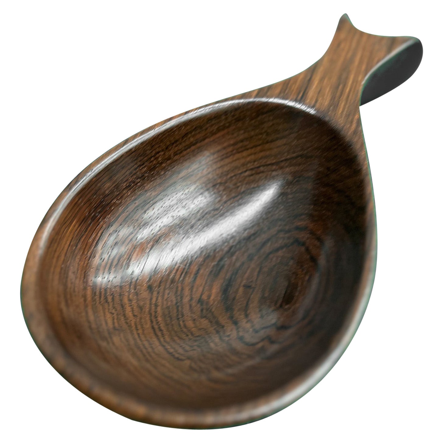 Brazilian Mid-Century Modern Decorative Bowl in Hardwood by Tropic Art