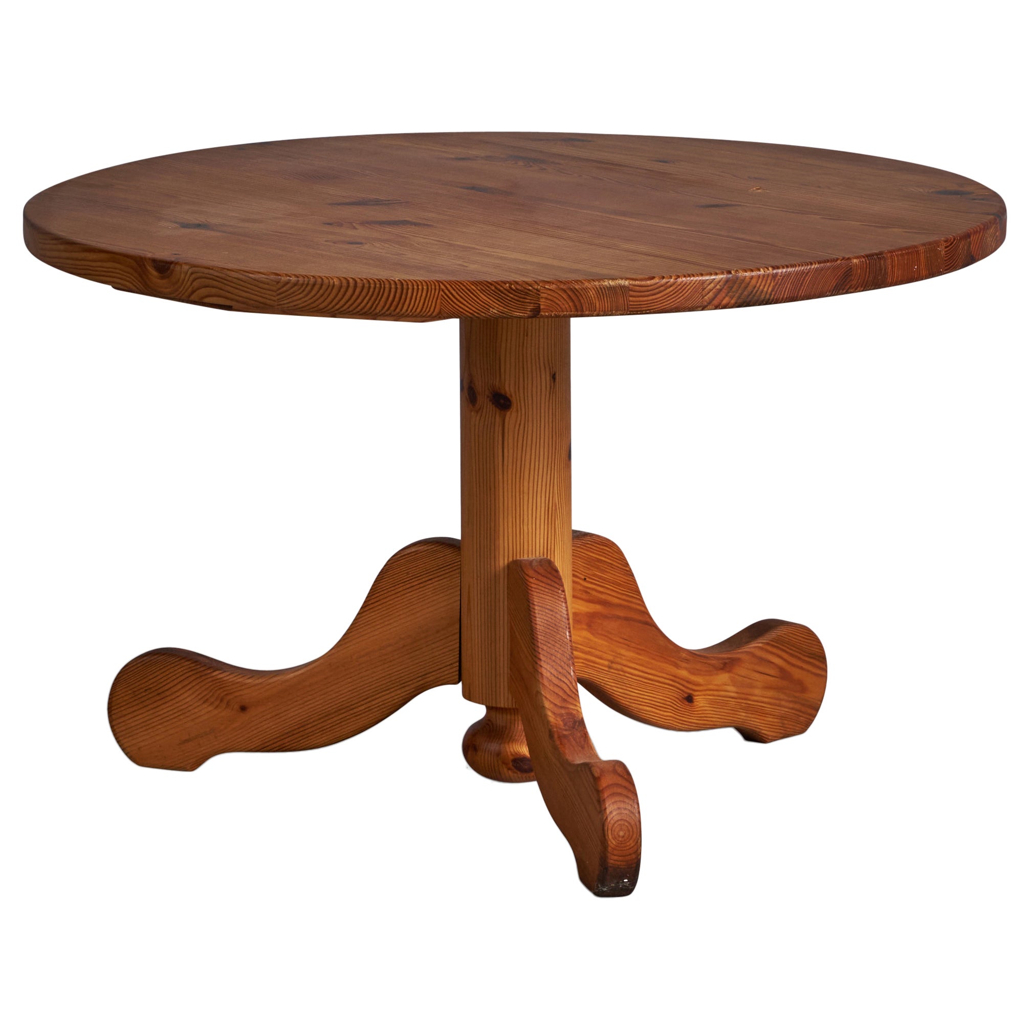 Uno Kristiansson, Coffee Table, Pine, Sweden, 1960s For Sale