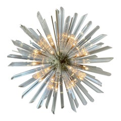 Lustre Spoutnik ou Sunburst du 20ème siècle