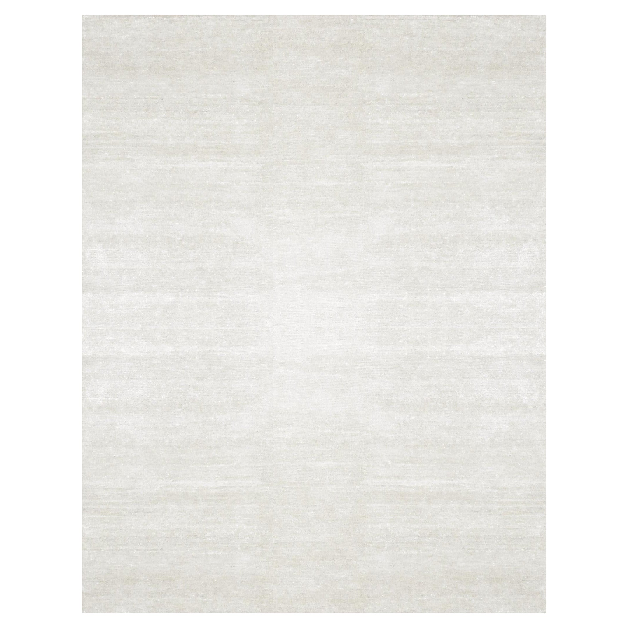 Mehraban Solid Design Bamboo Silk Rug Dara