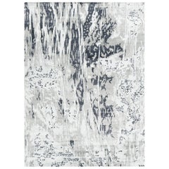 Mehraban Rugs, Tappeto in seta di bambù dal design moderno A1898