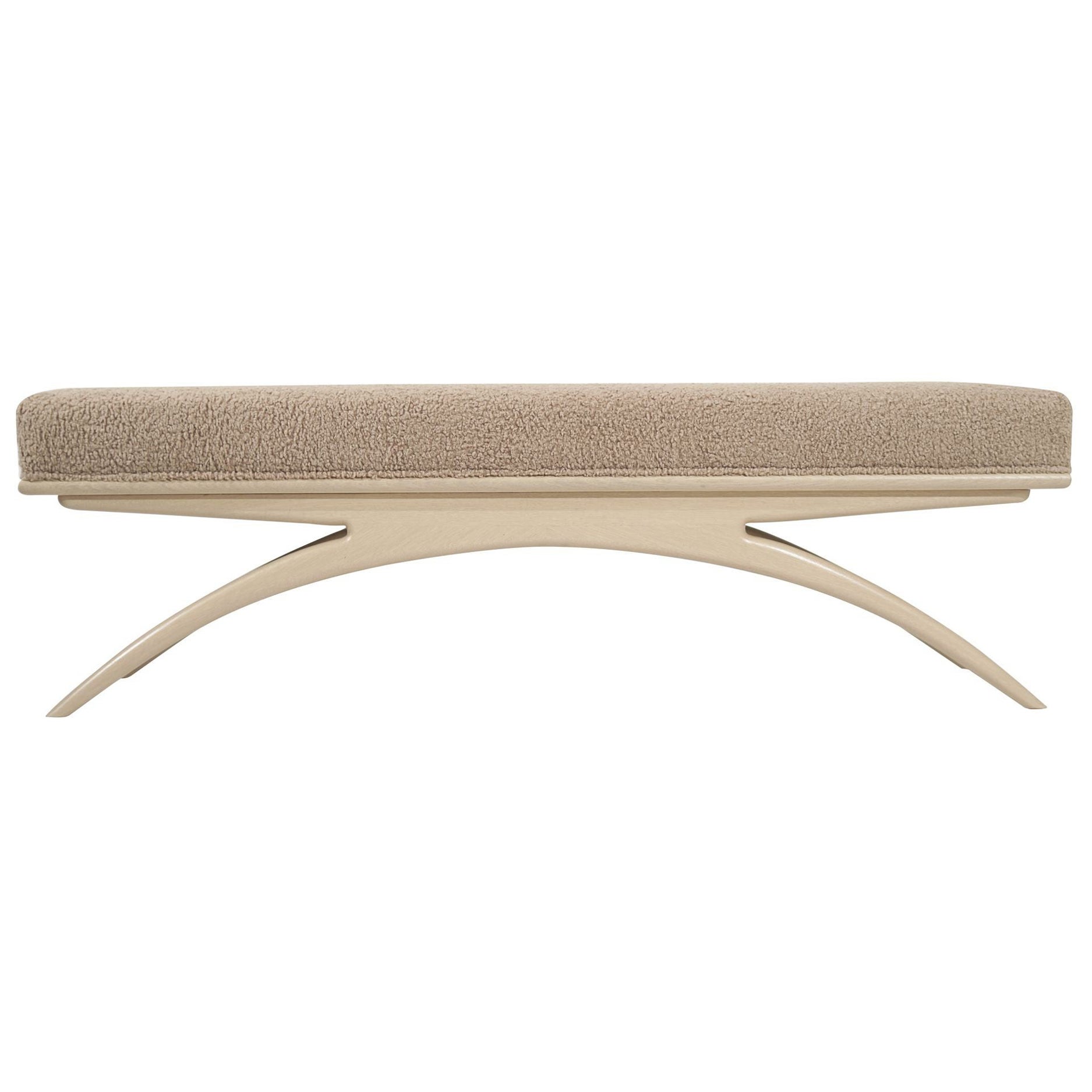 Convex Bench Series 60 in White Oak For Sale