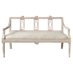 Schwedisches Lindome-Sofa aus der Gustavianischen Periode, um 1800