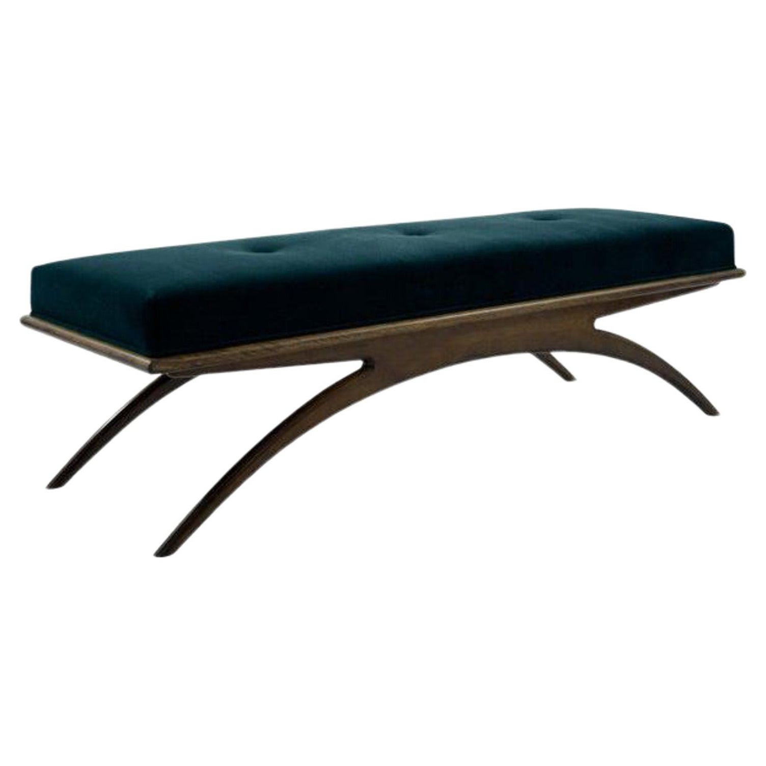 Convex Bench Series 60 in Special Walnut For Sale