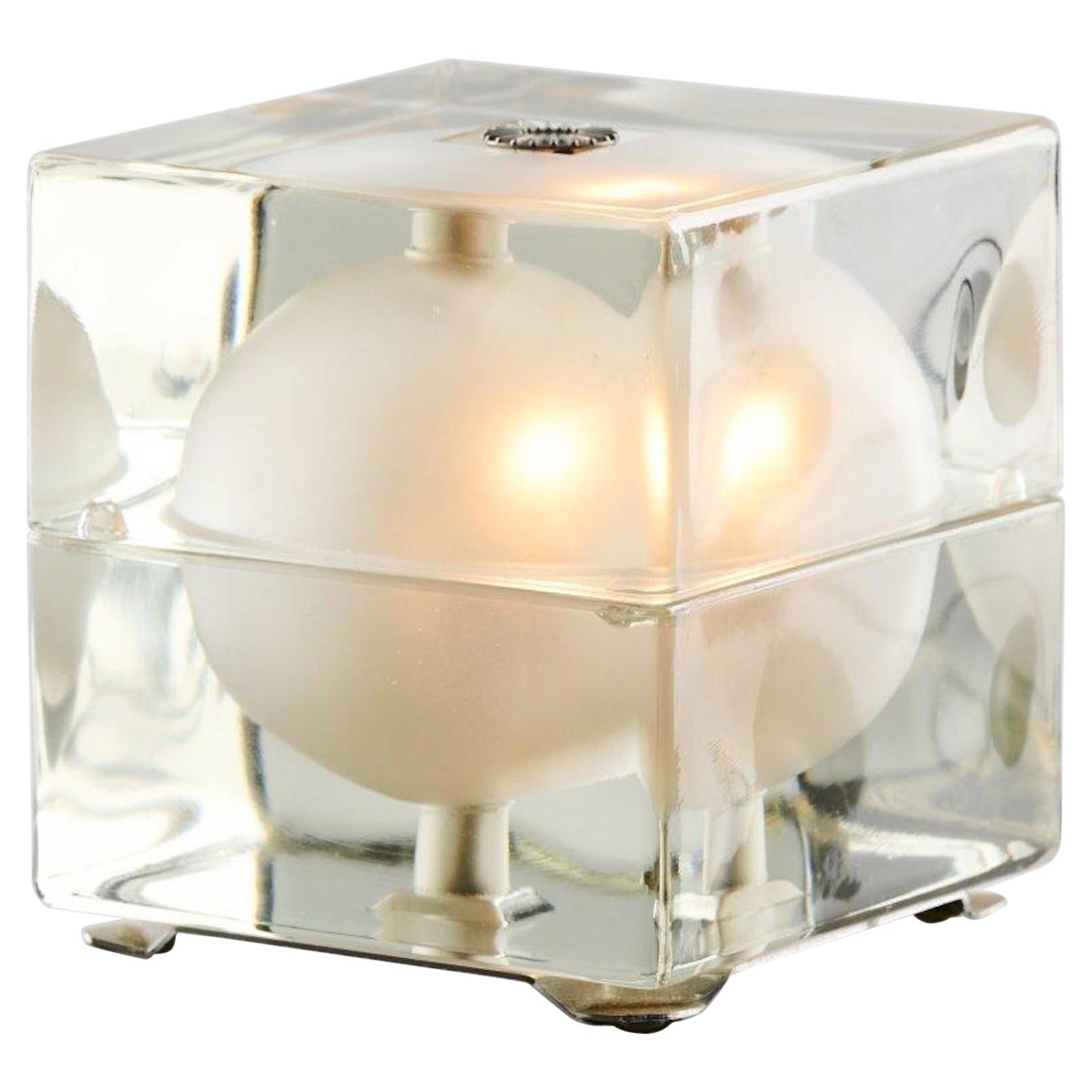 Table Lamp “Cubosfera” (Cubic Sphere) by Alessandro Mendini, 1968 For Sale