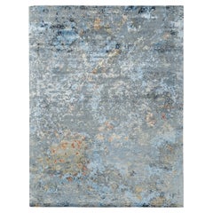 Mehraban Modern Design Bamboo Silk Embossed Rug Venus